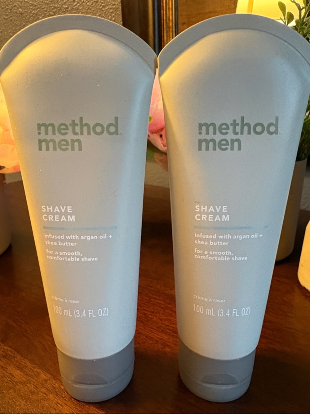 Method Men Shave Cream Infused with Argan Oil & Shea Butter 2x 3.4 oz Tubes